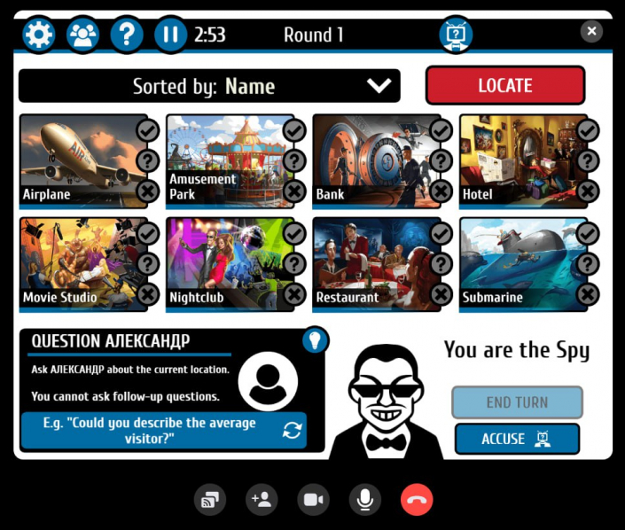 Spyfall Main Menu Spyfall – Hobby World International